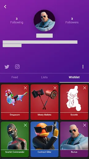 Skin-Tracker for Fortnite
