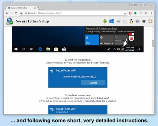 SecureTether WiFi