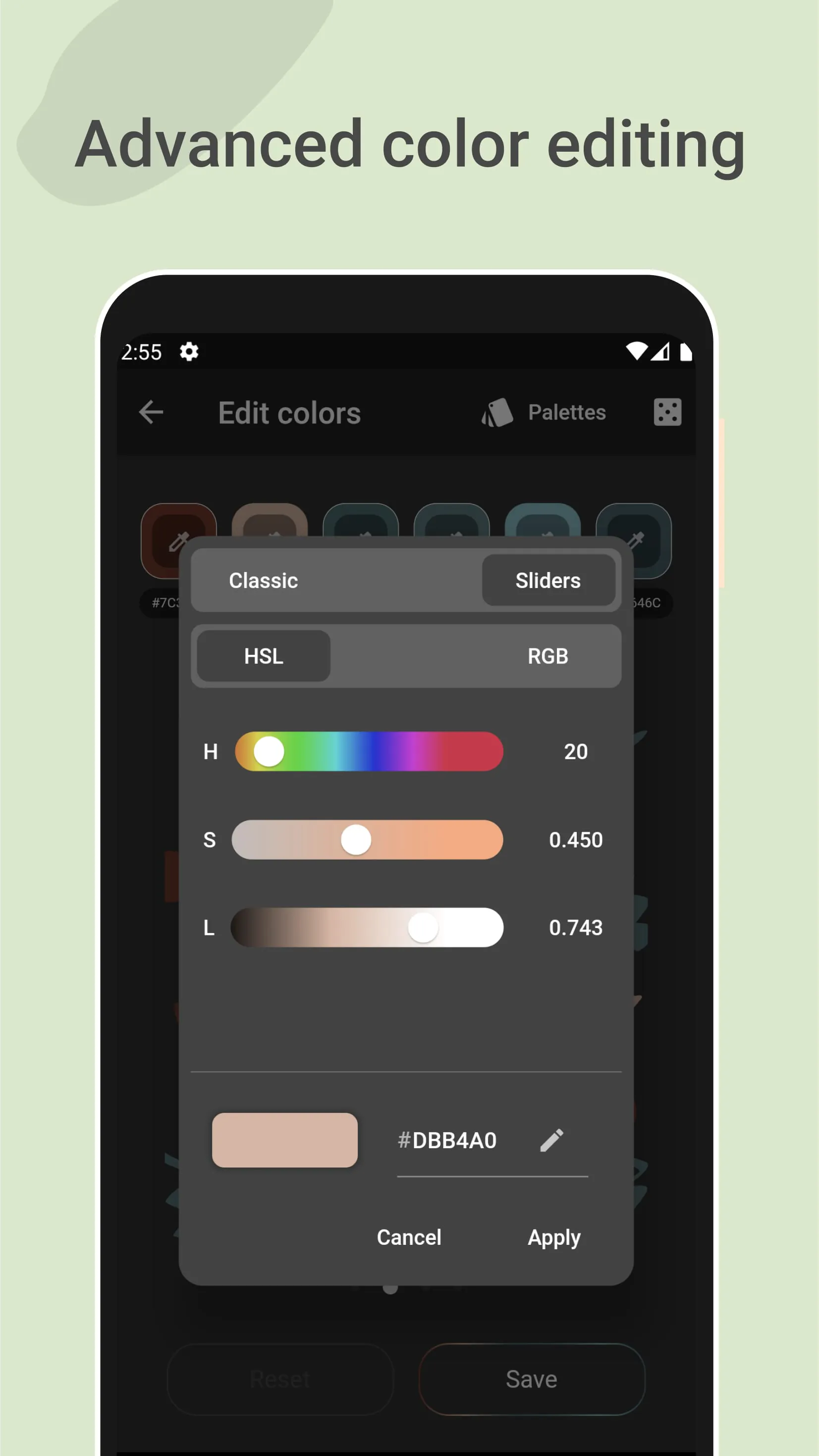 Color Gear: color wheel