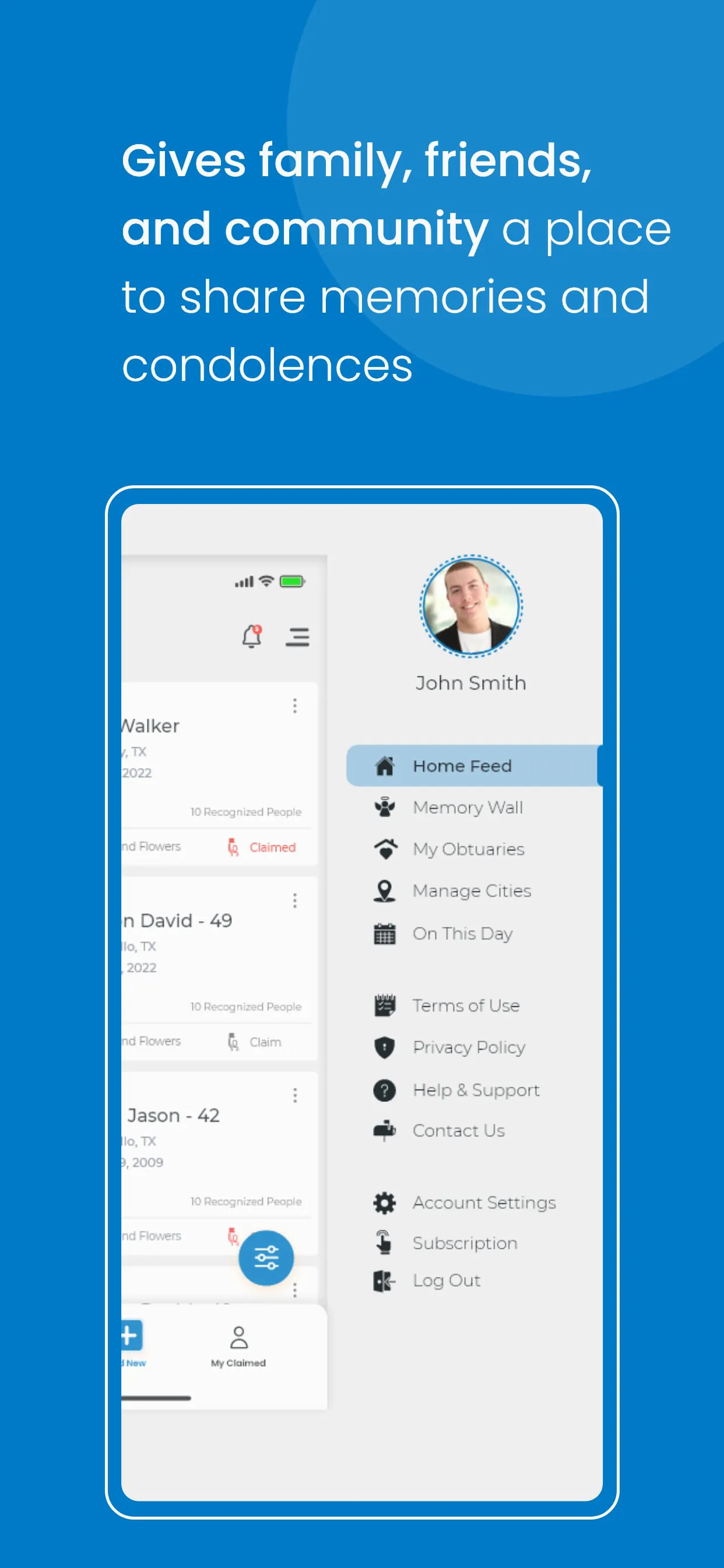 The Obituary App