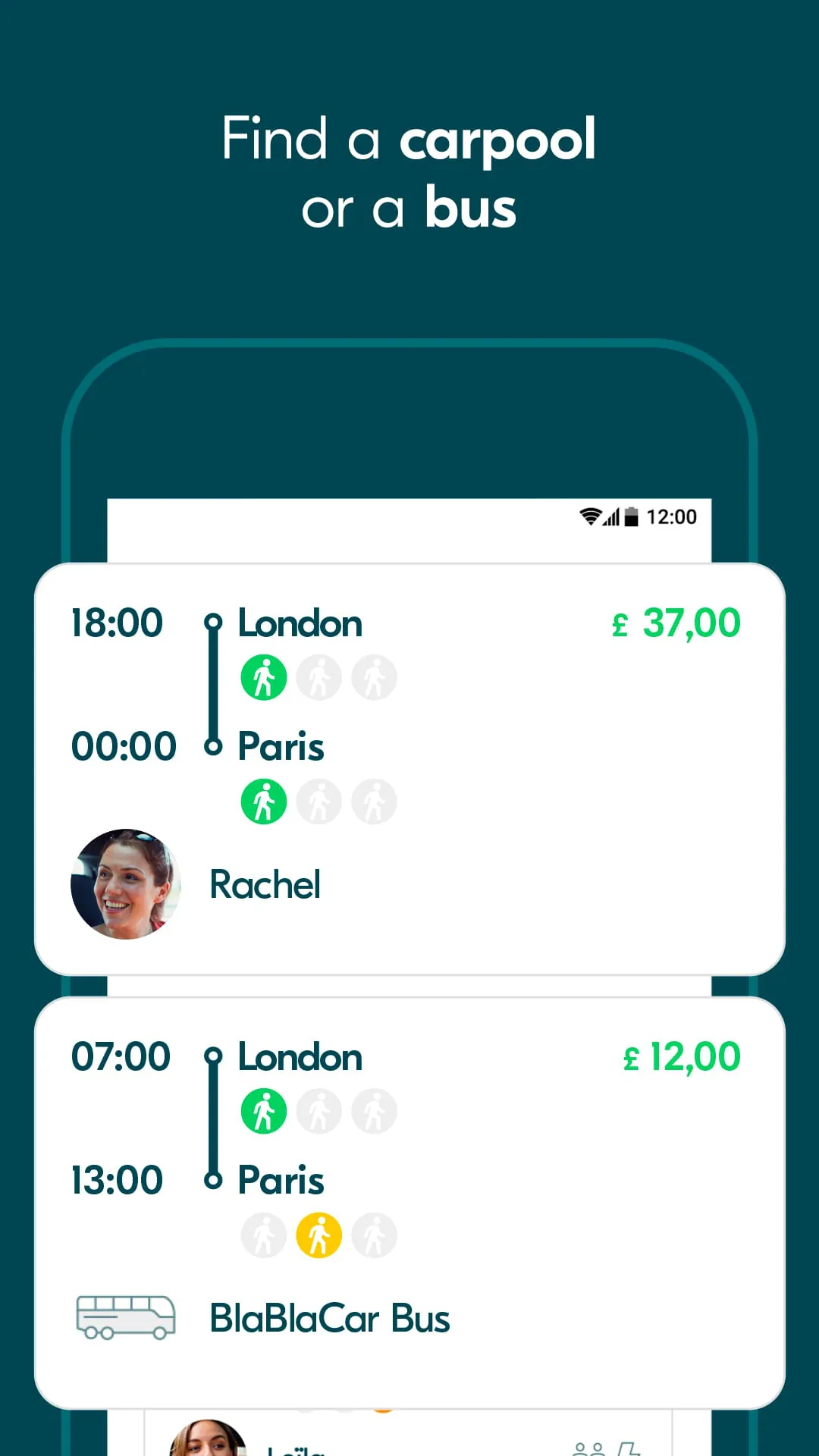BlaBlaCar: Carpooling and Bus