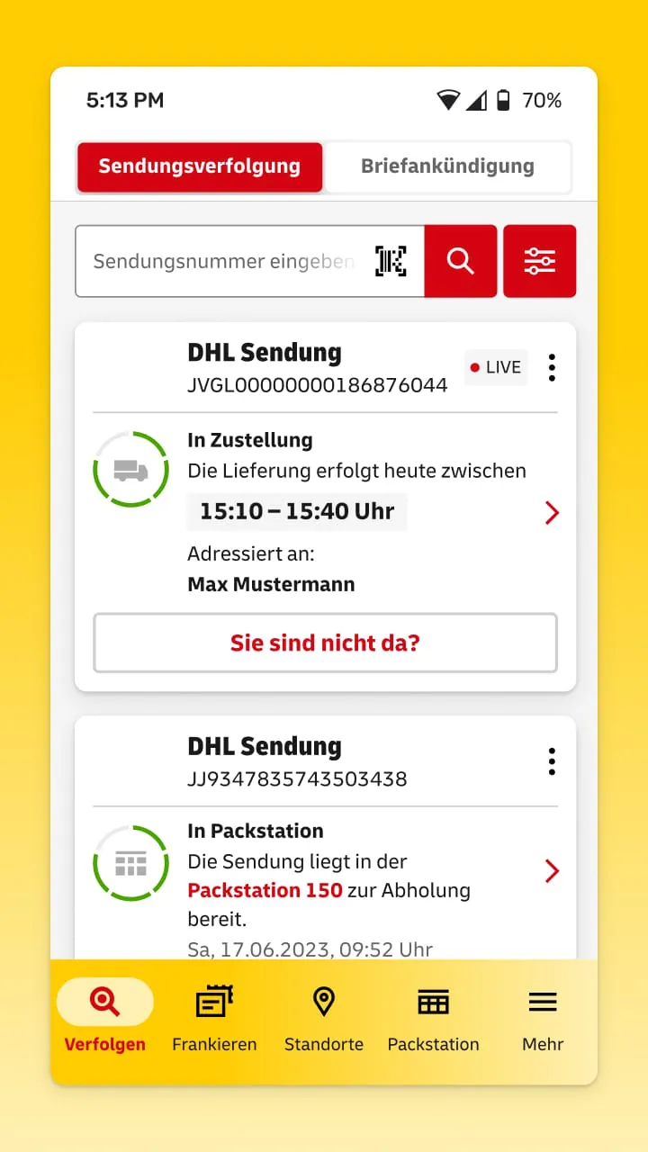 Post & DHL