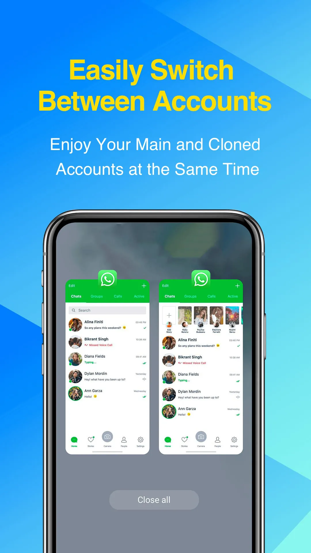 2Accounts - Dual Apps Space