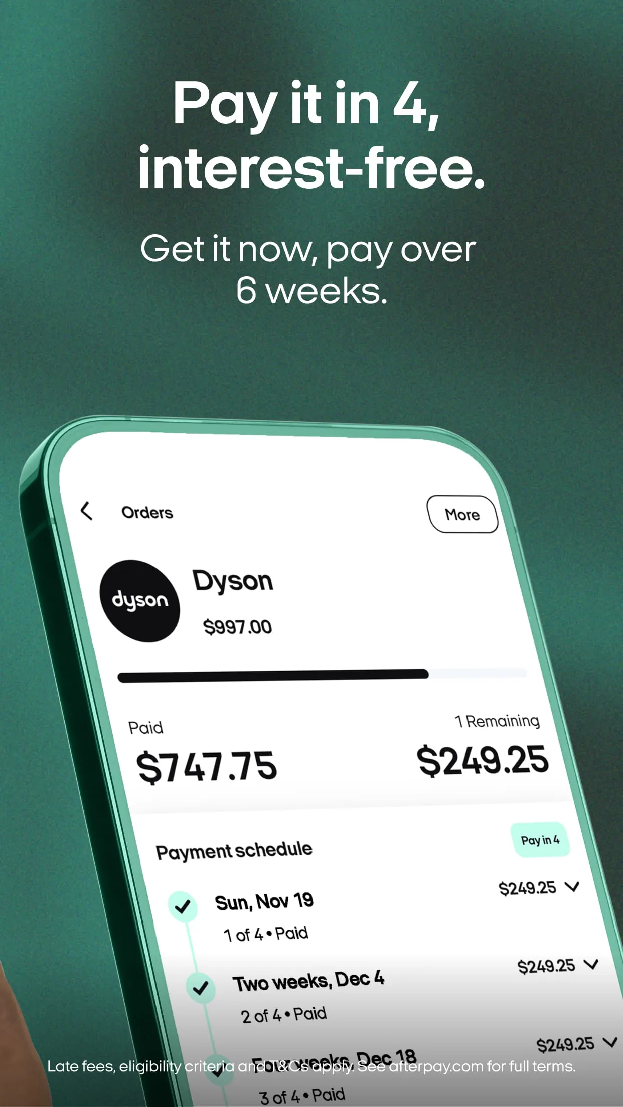 Afterpay: Shop Smarter