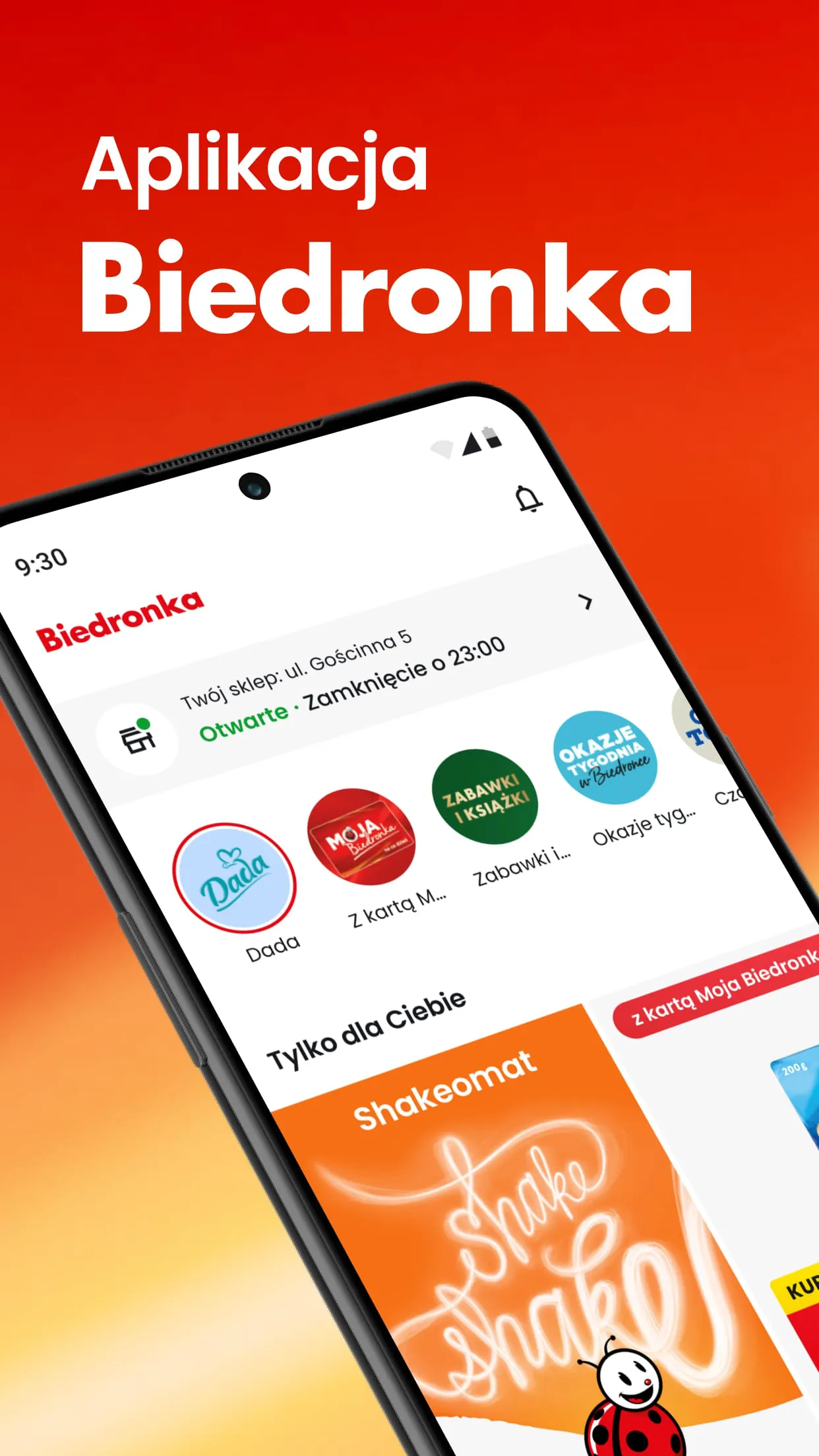 Biedronka - Shakeomat, gazetki