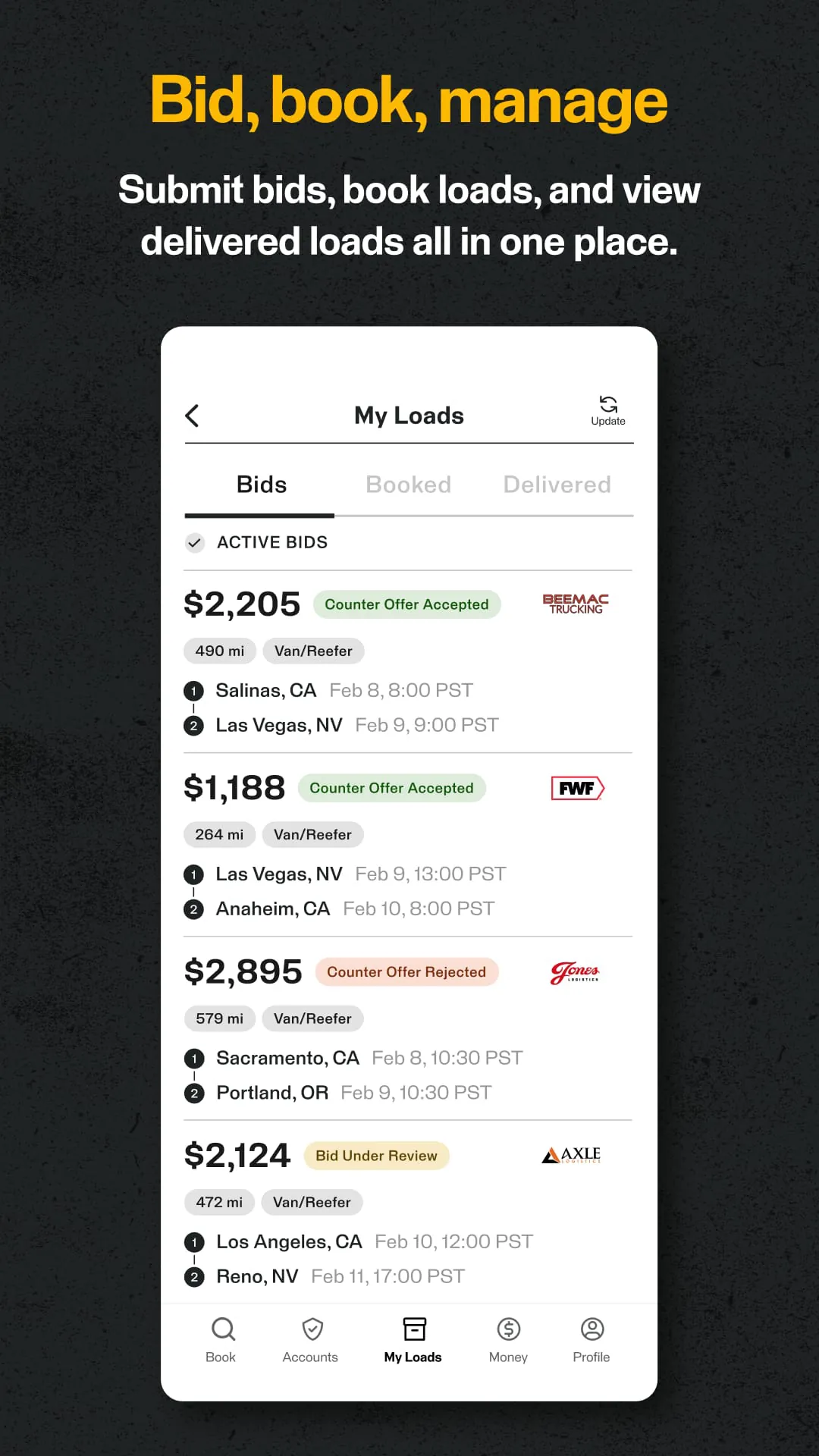 TruckSmarter Load Board & Fuel