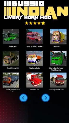 Bussid Indian Livery Horn Mod