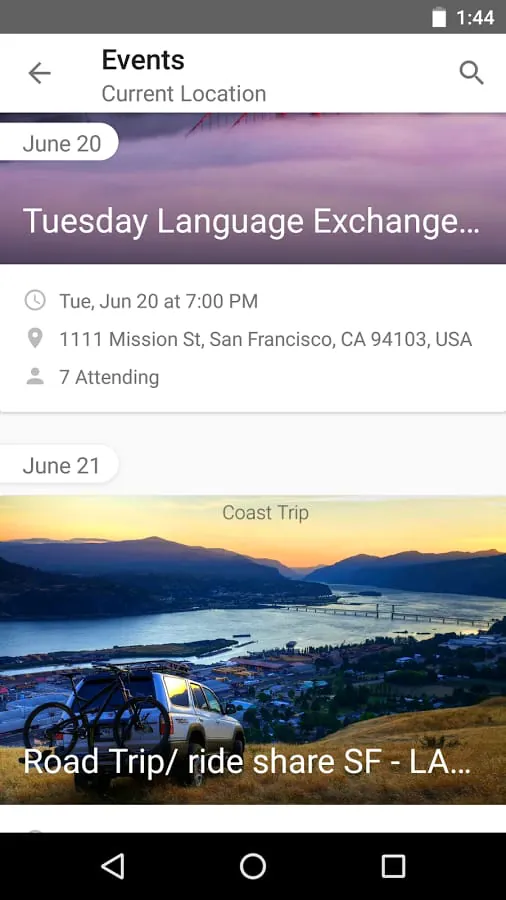 Couchsurfing Travel App