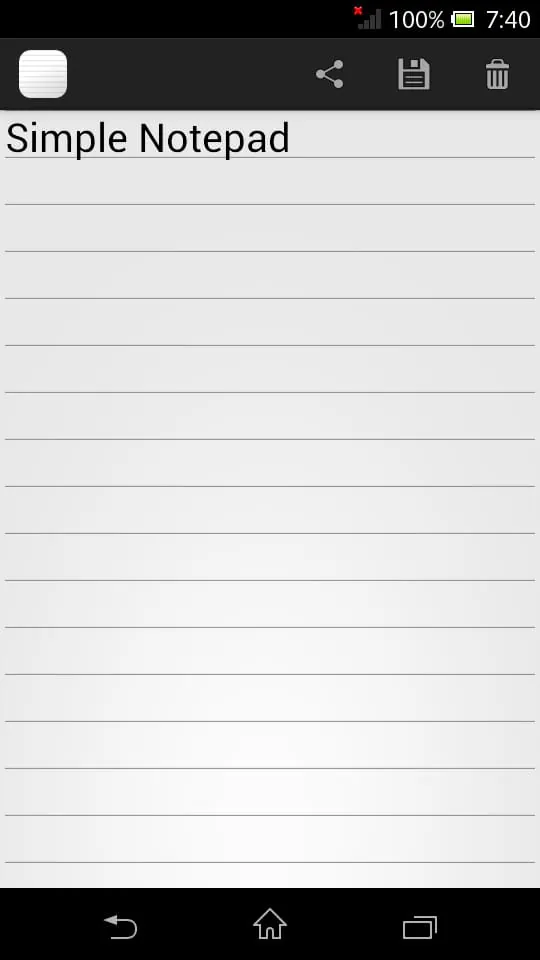 Simple Notepad