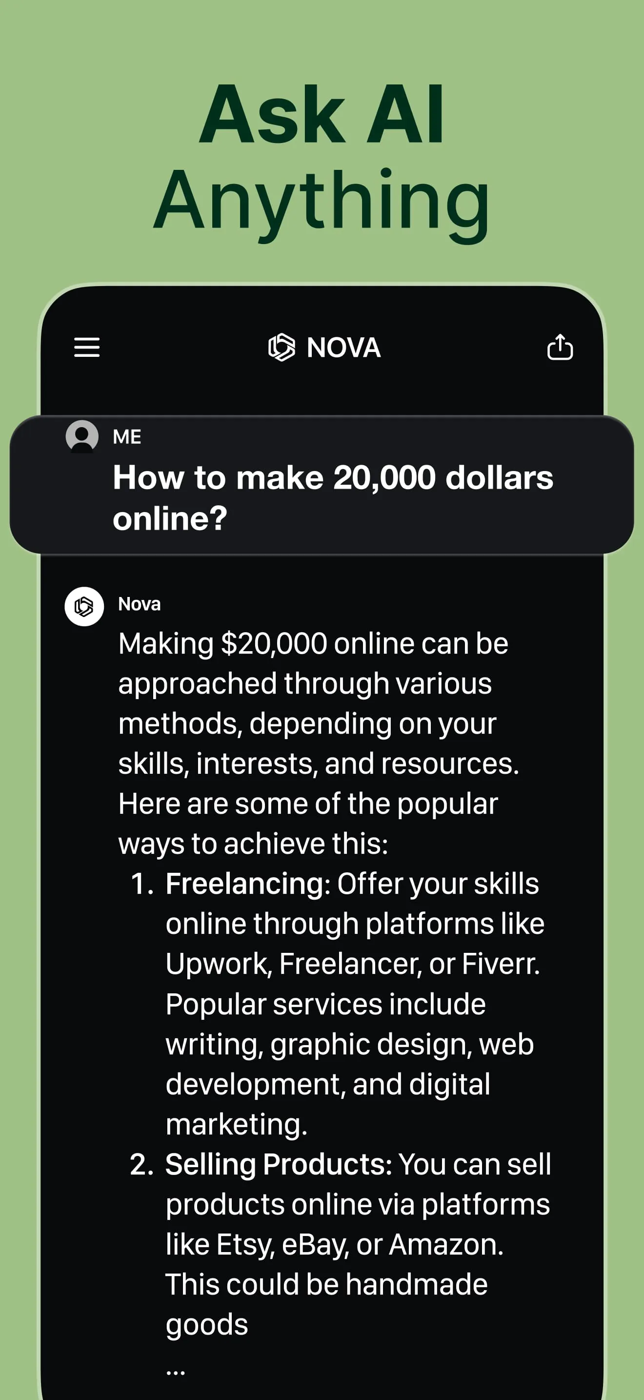 AI Chatbot - Nova