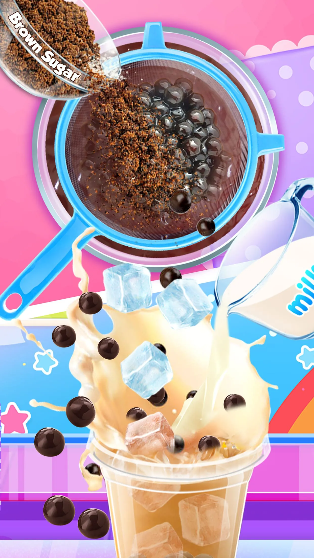 DIY Bubble Tea - Ice Milk Tea