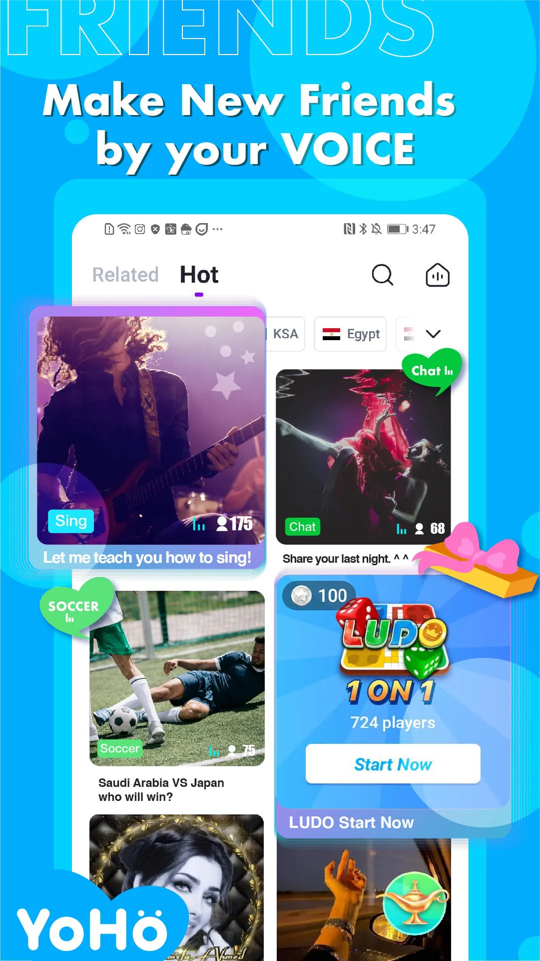 YoHo: Group Voice Chat Room