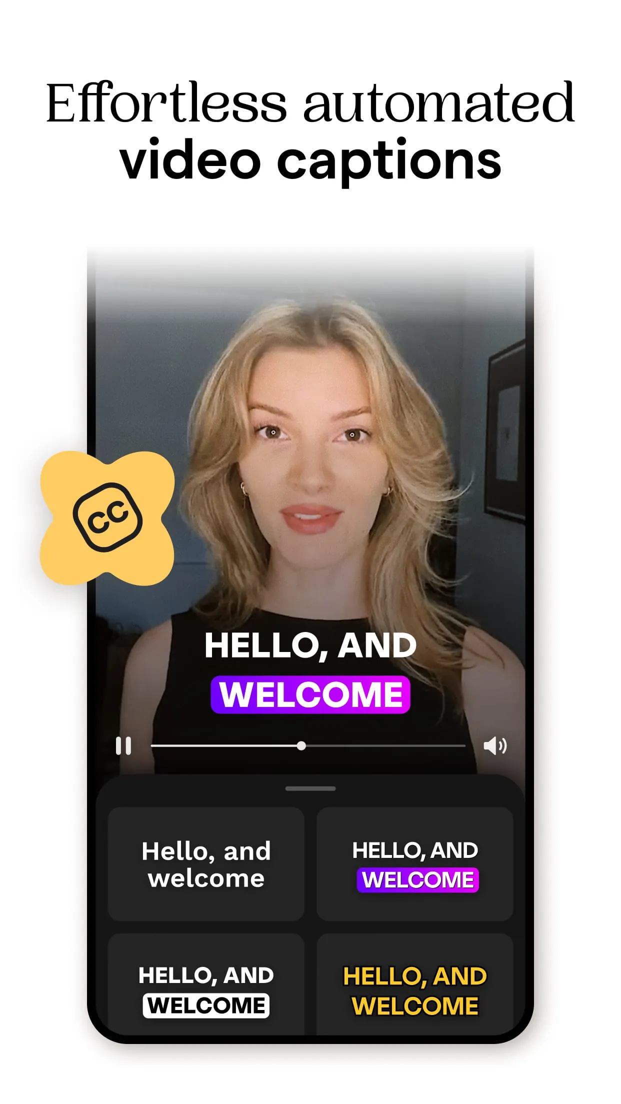 Mojo: Reels and Video Captions