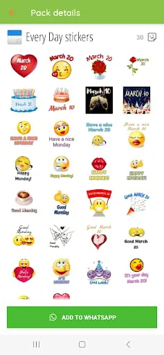Christmas Stickers WASticker