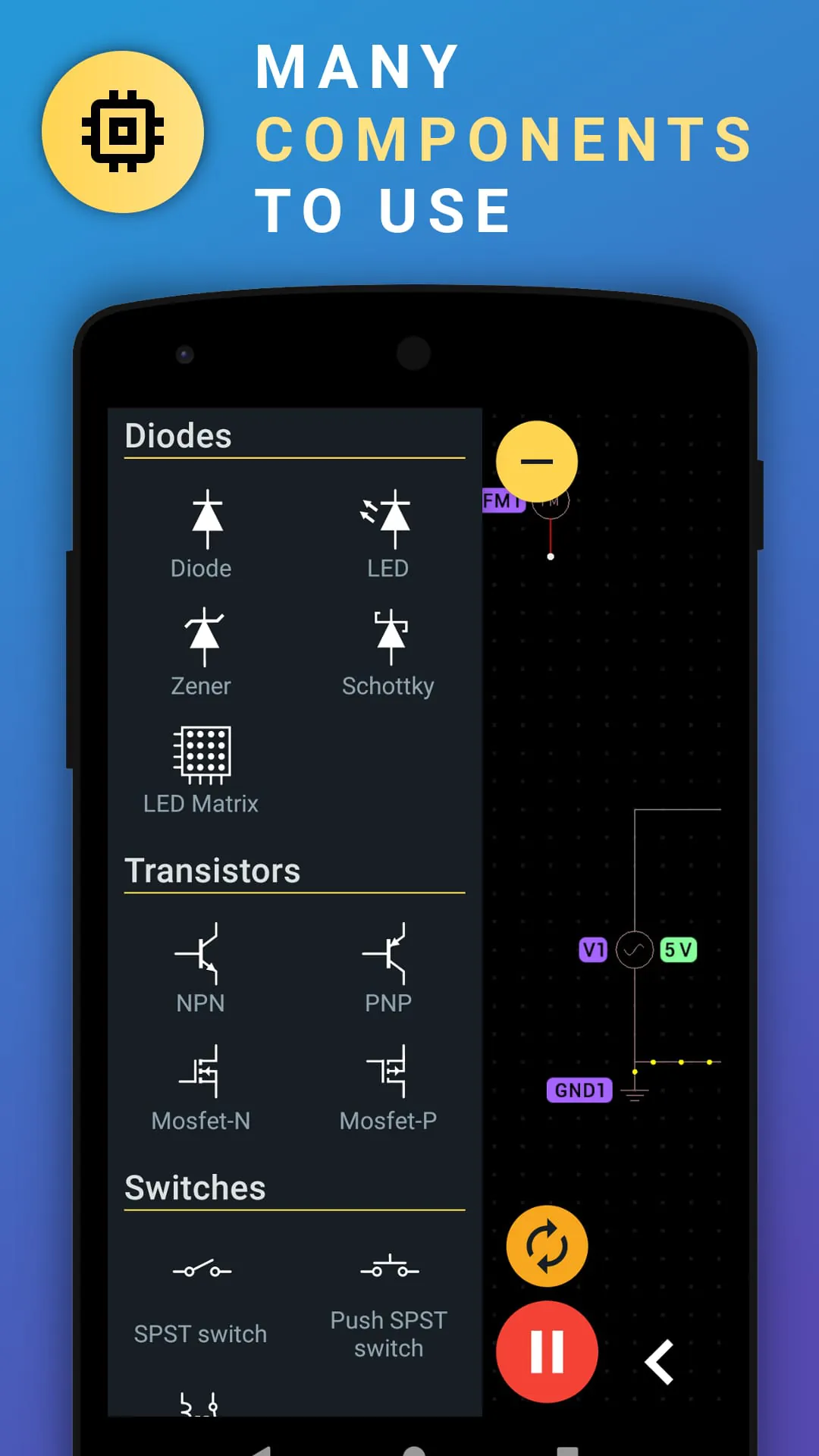 PROTO - circuit simulator