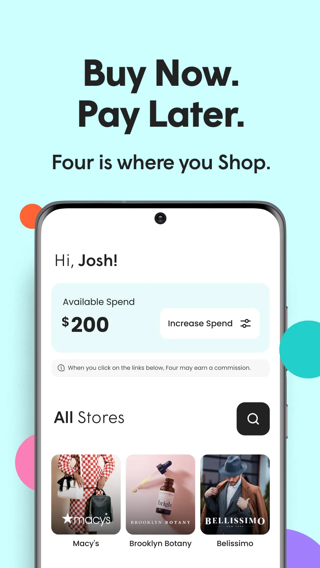 Four | Buy Now, Pay Later