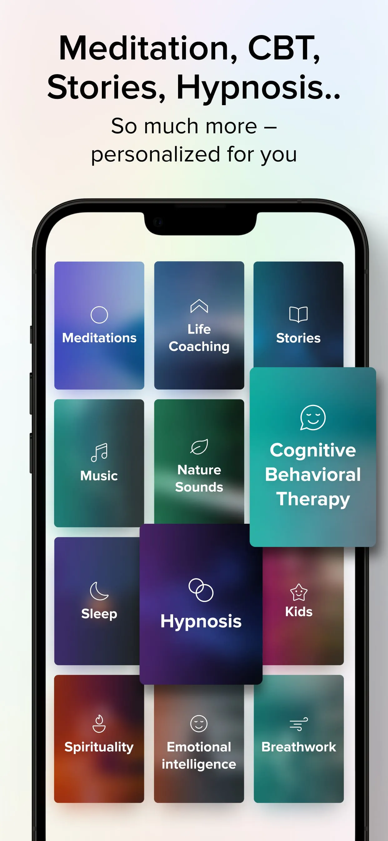 Aura: Meditation & Sleep, CBT
