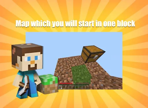 One Block Survival Map for Min