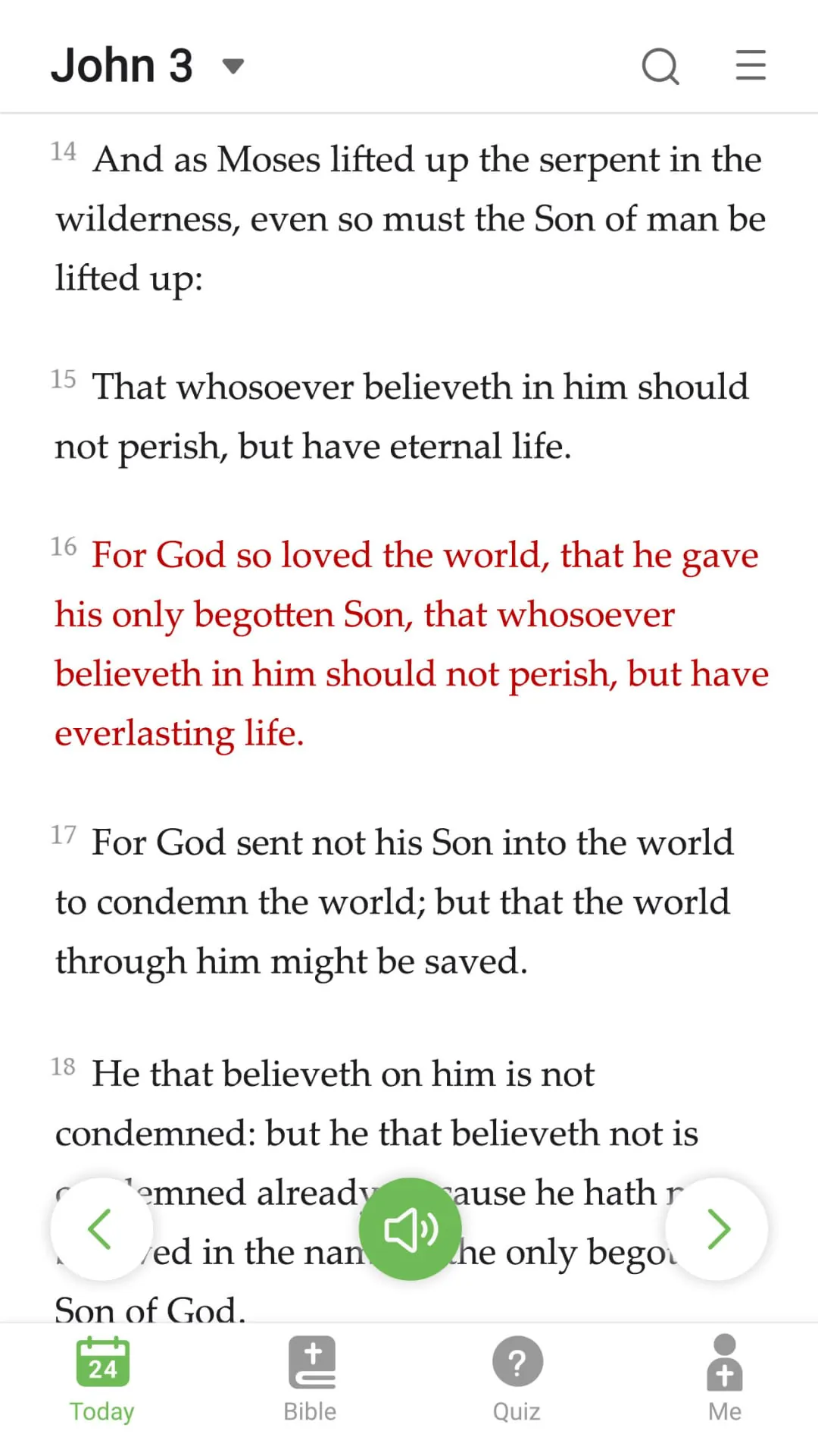 King James Bible - Verse+Audio