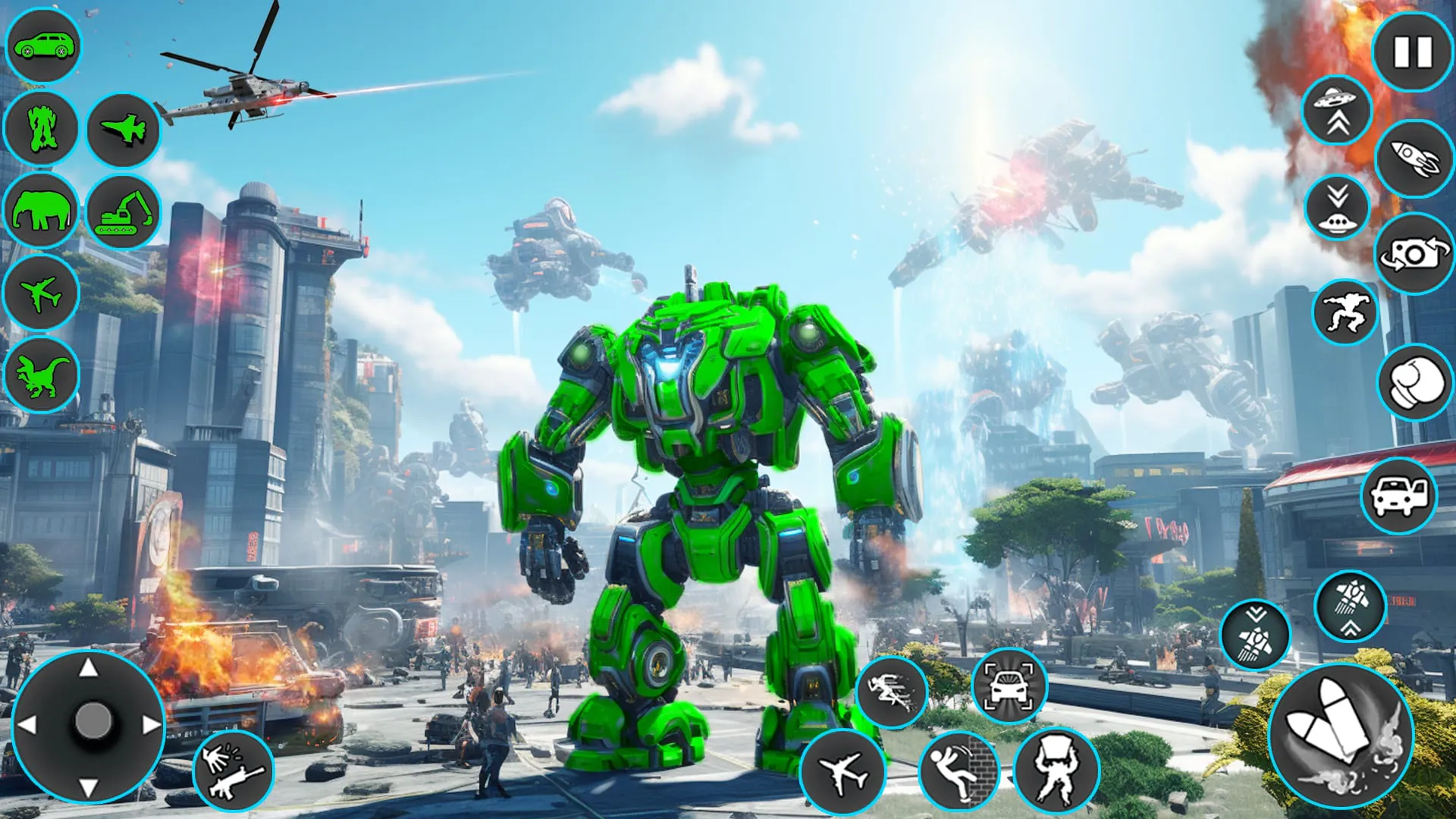 Spaceship Robot Transform Game