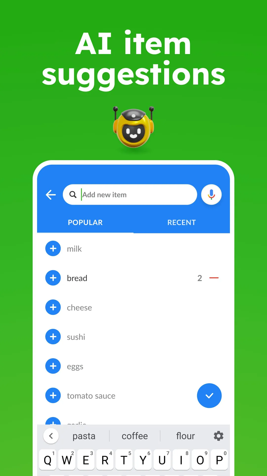 Shopping List - Listonic