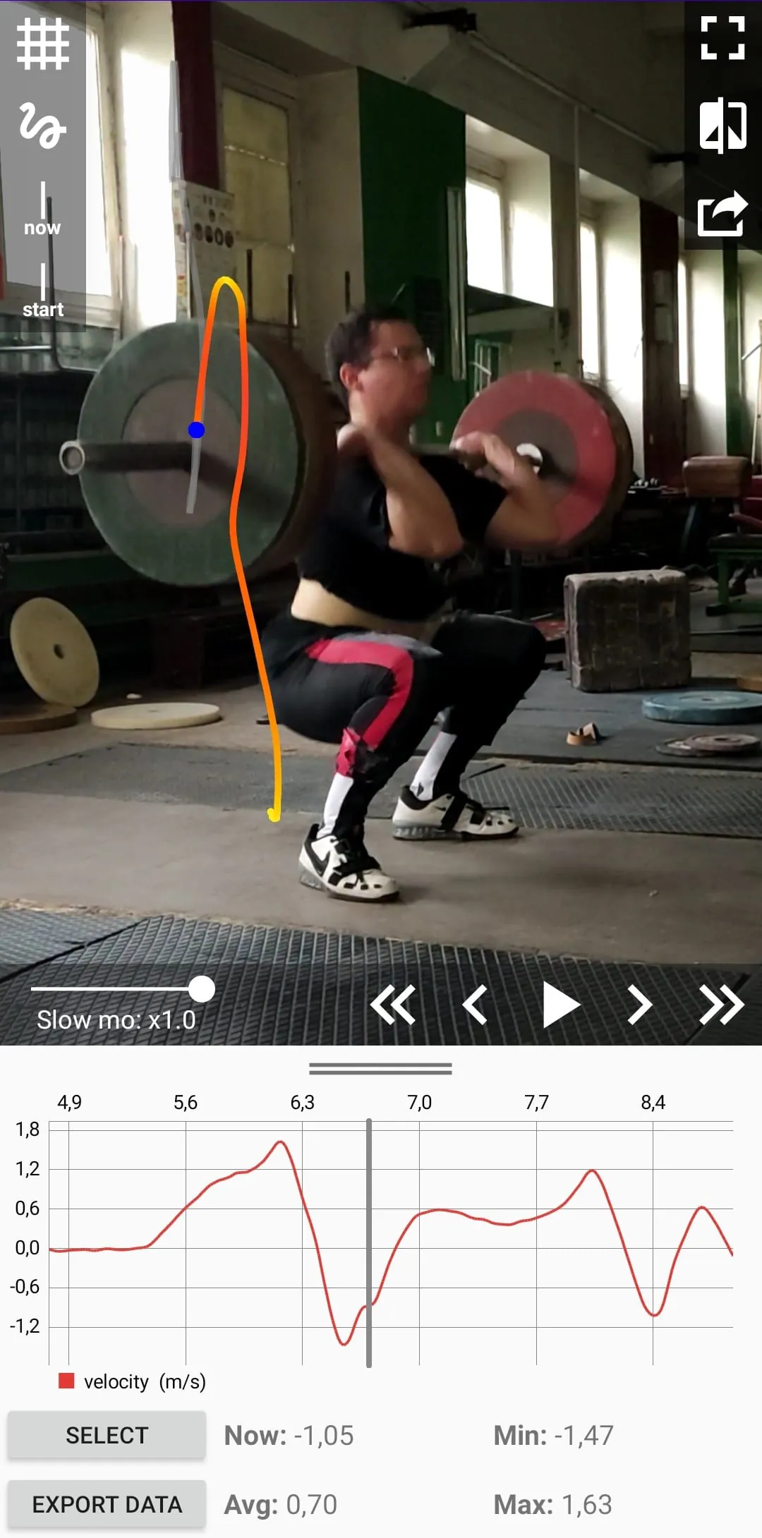 WL Analysis - bar path tracker