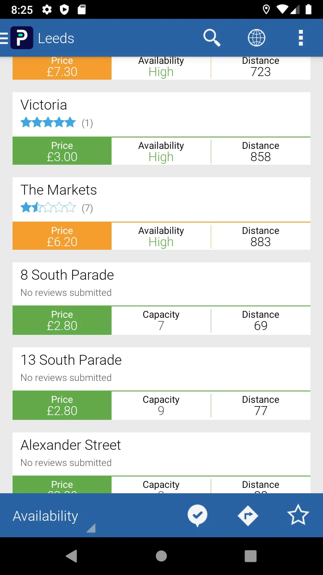 Parkopedia Parking