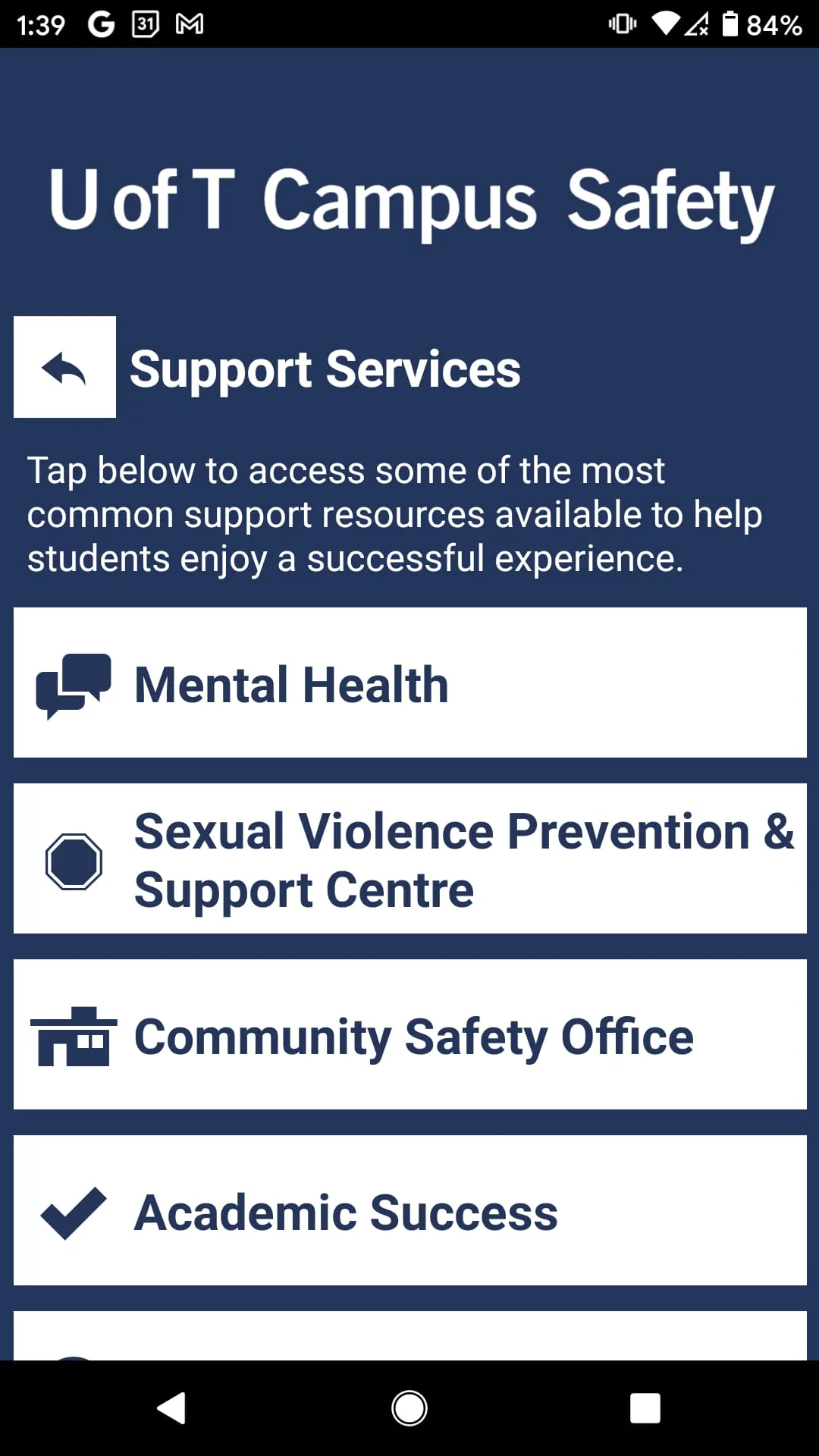 U of T Campus Safety