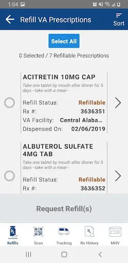 VA Rx Refill