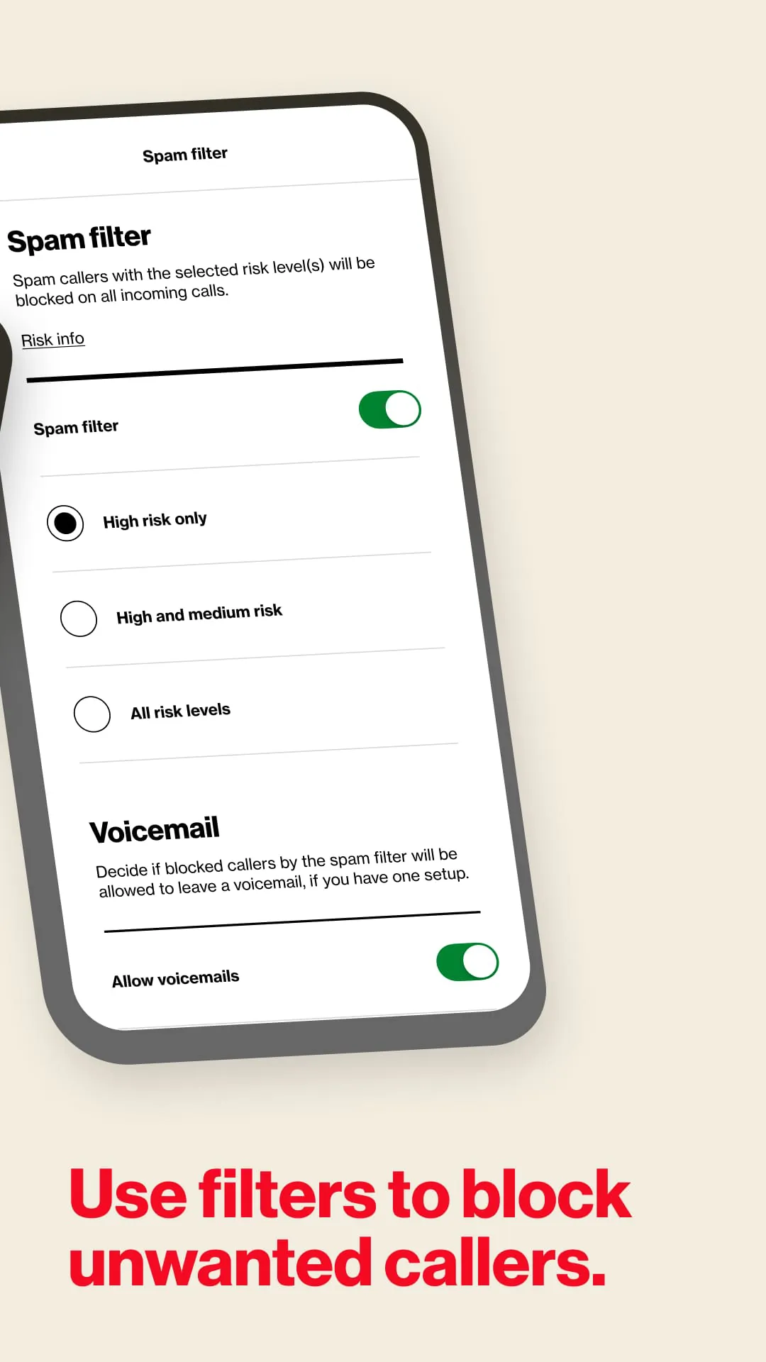 Verizon Call Filter