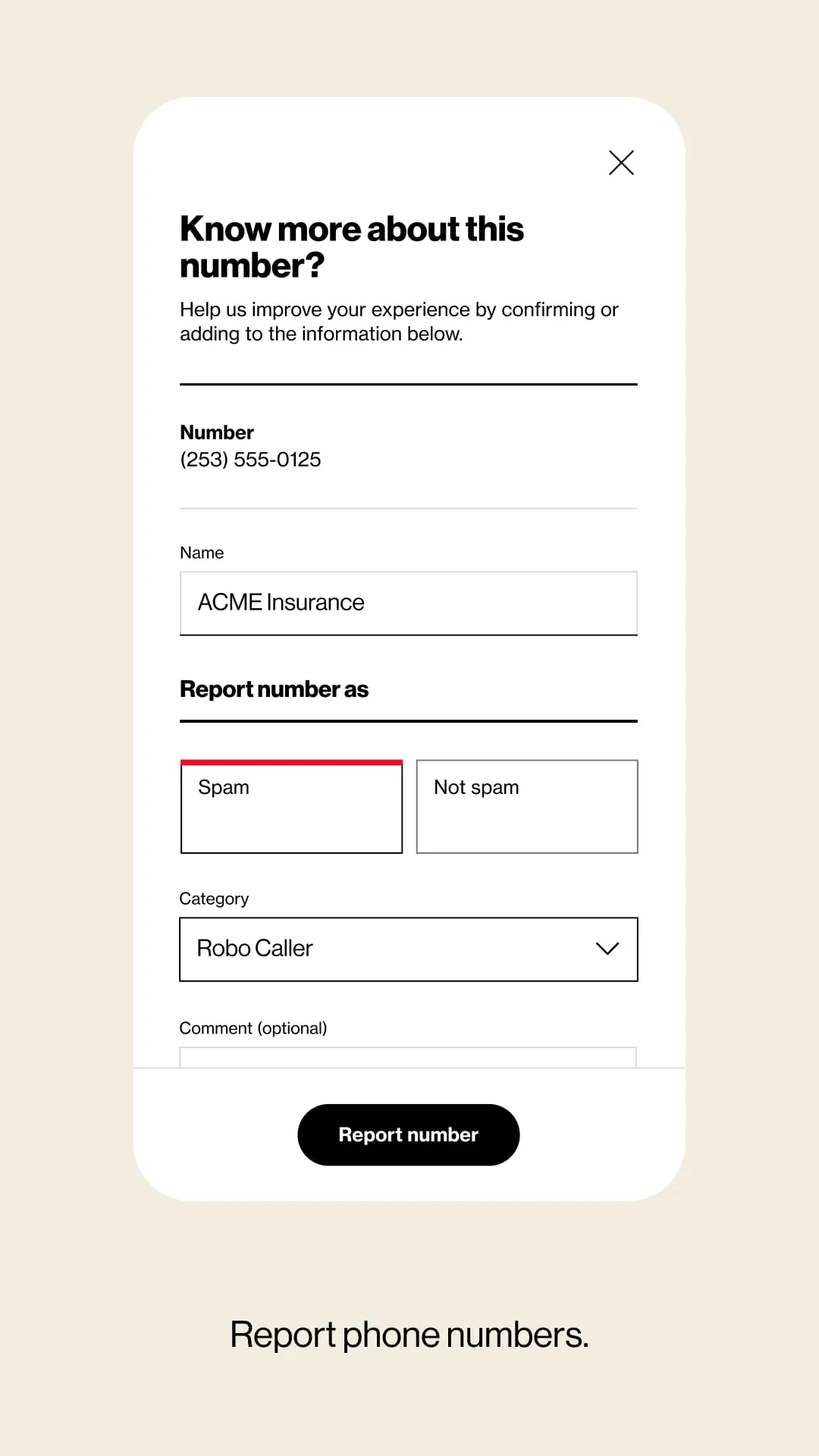 Verizon Call Filter