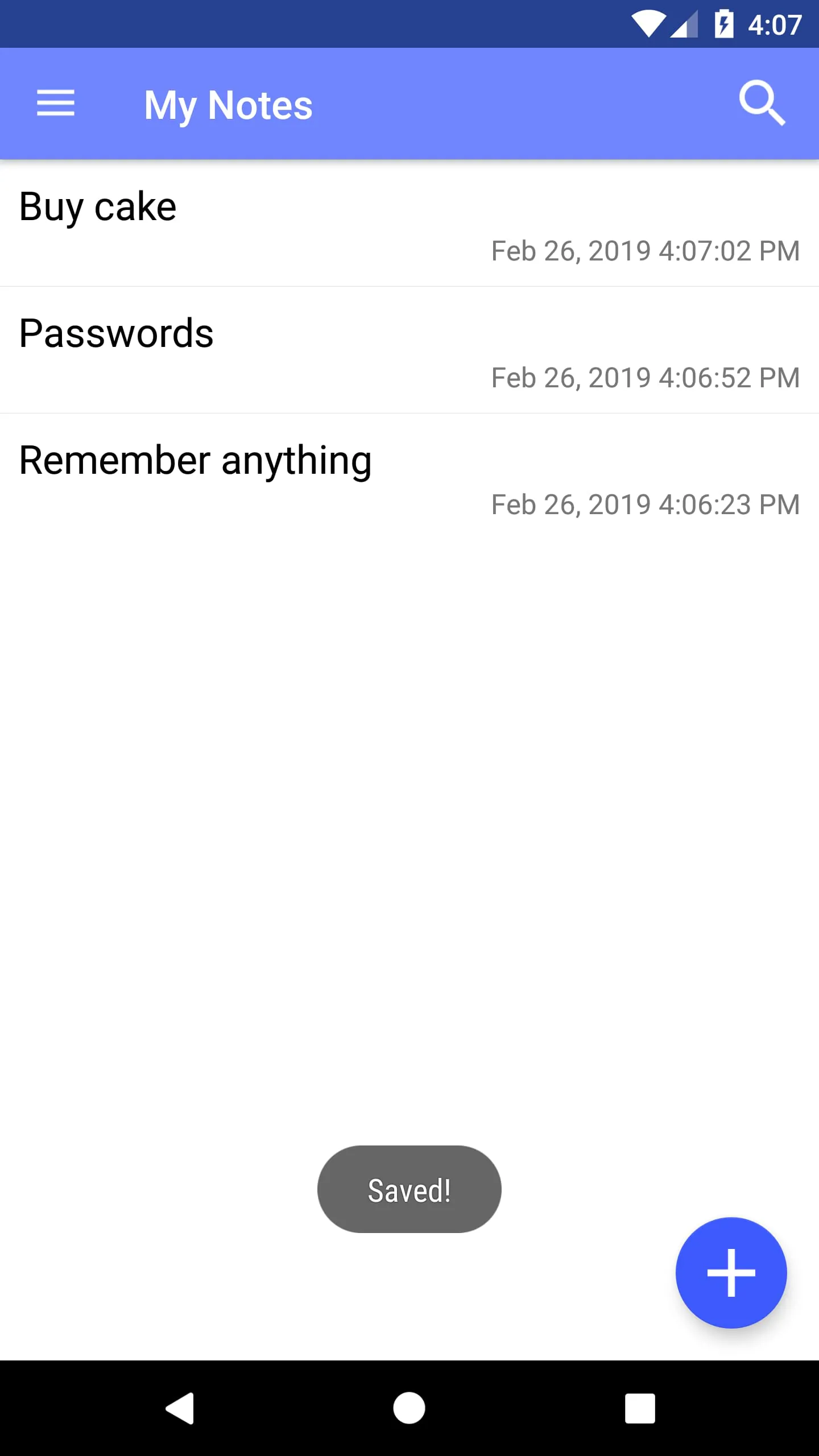 Fast Notepad