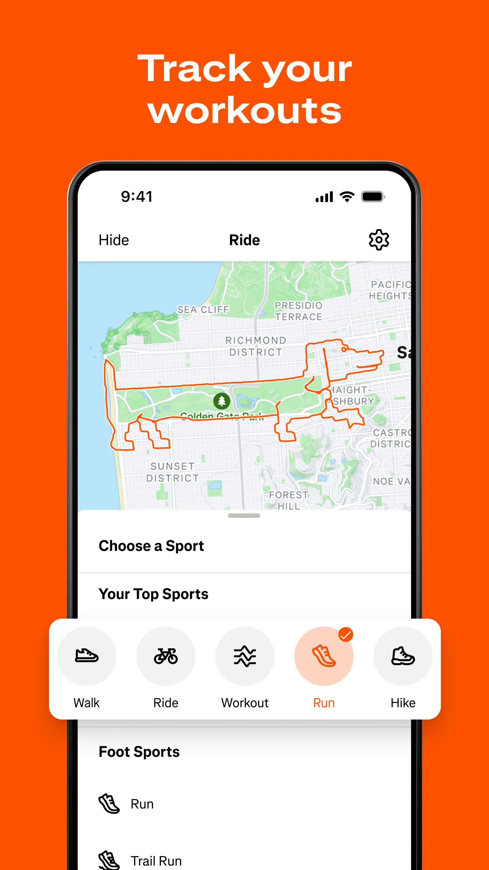 Strava: Run, Bike, Hike