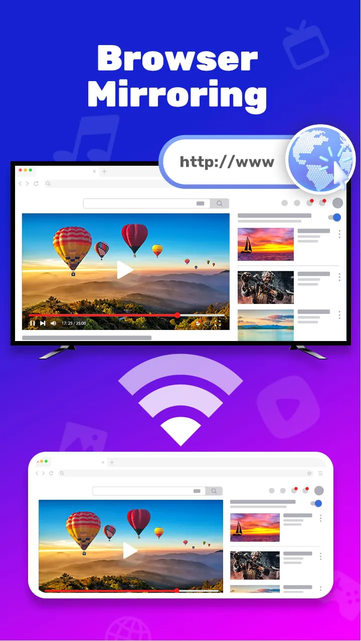 Screen Mirroring in smart view