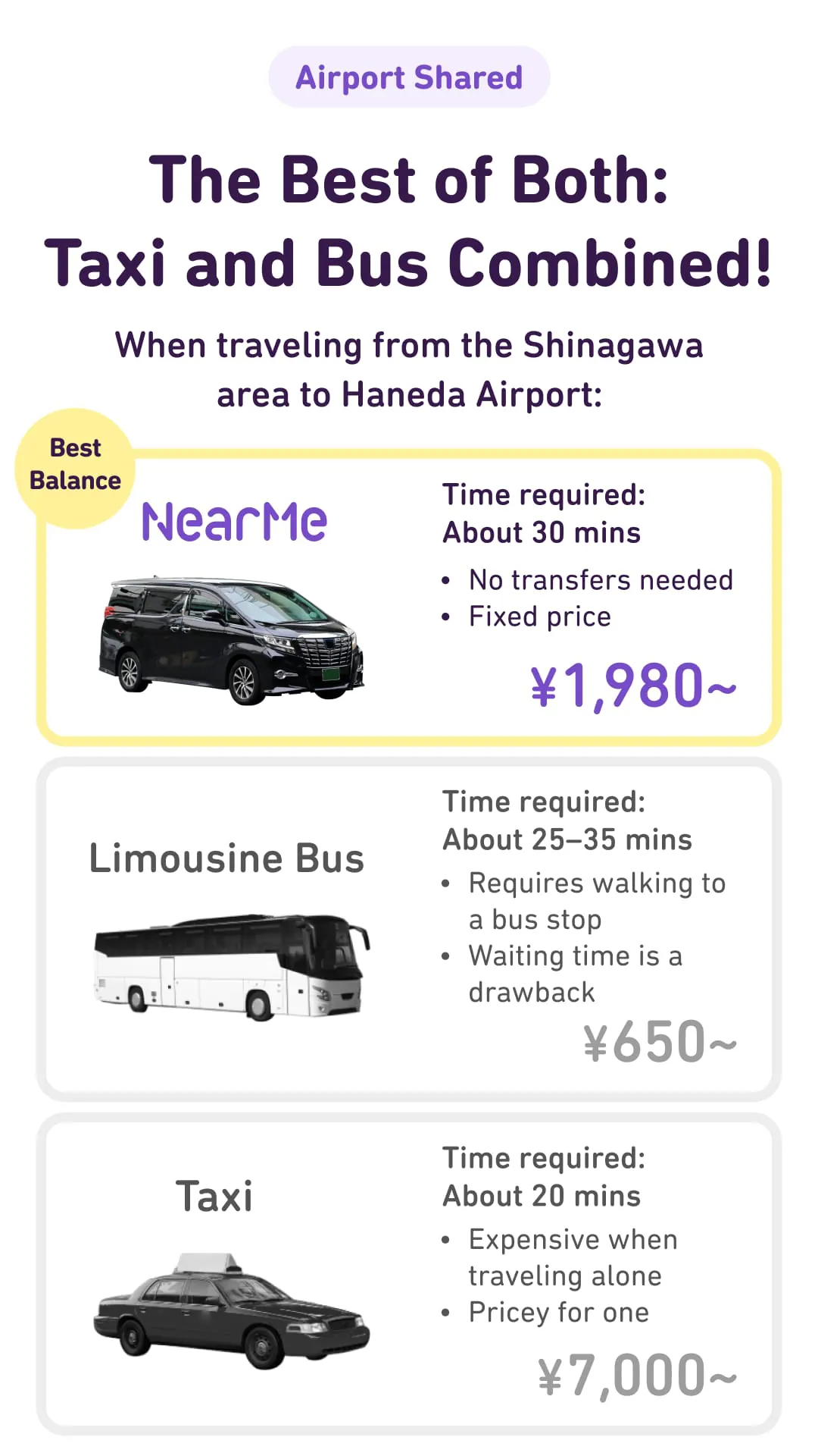 NearMe Airport transfer