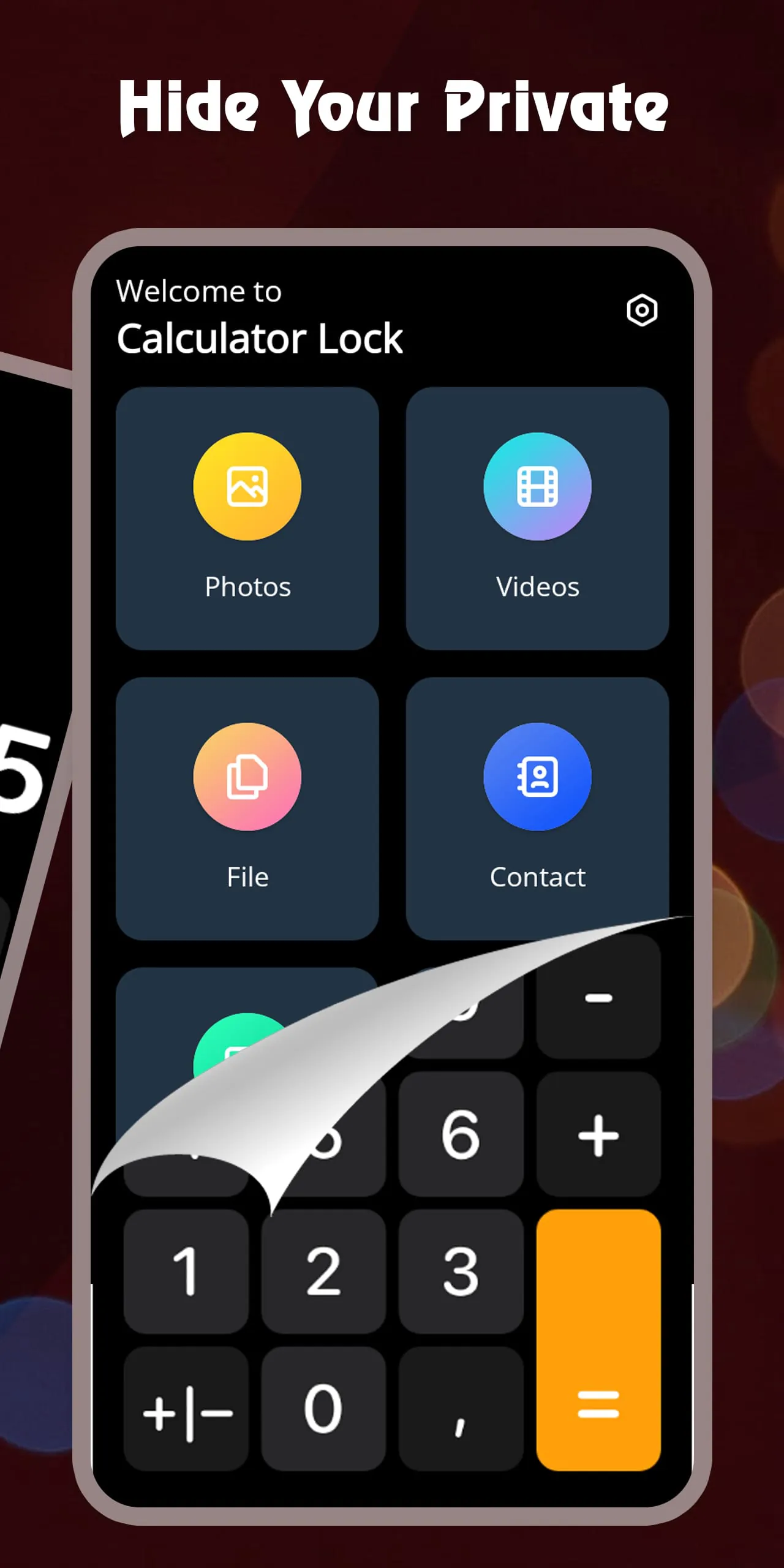 Calculator - Lock Photo Vault