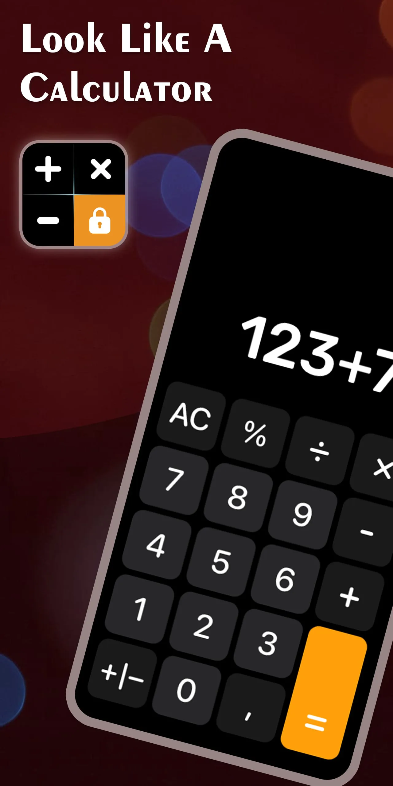 Calculator - Lock Photo Vault