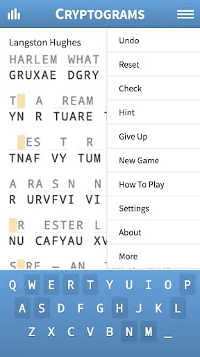Cryptogram - puzzle quotes