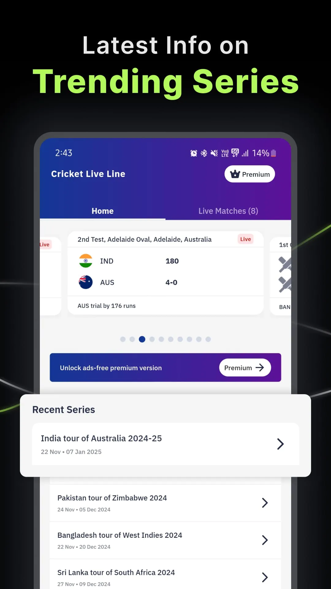 Cricket Live Score : Live Line