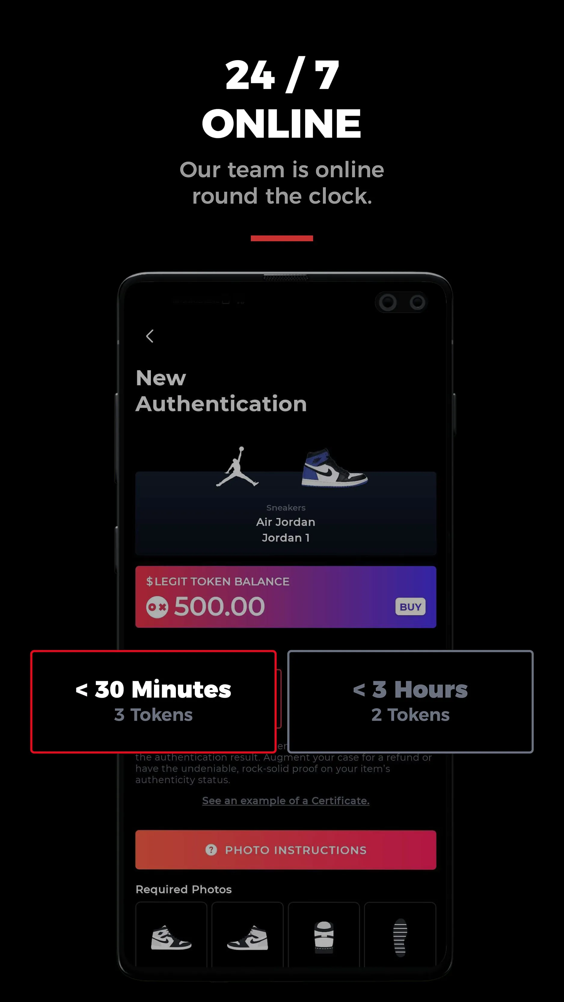 LEGIT APP Authentication
