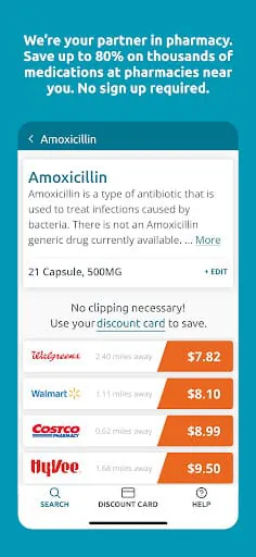 VCRx: Pharmacy Discounts