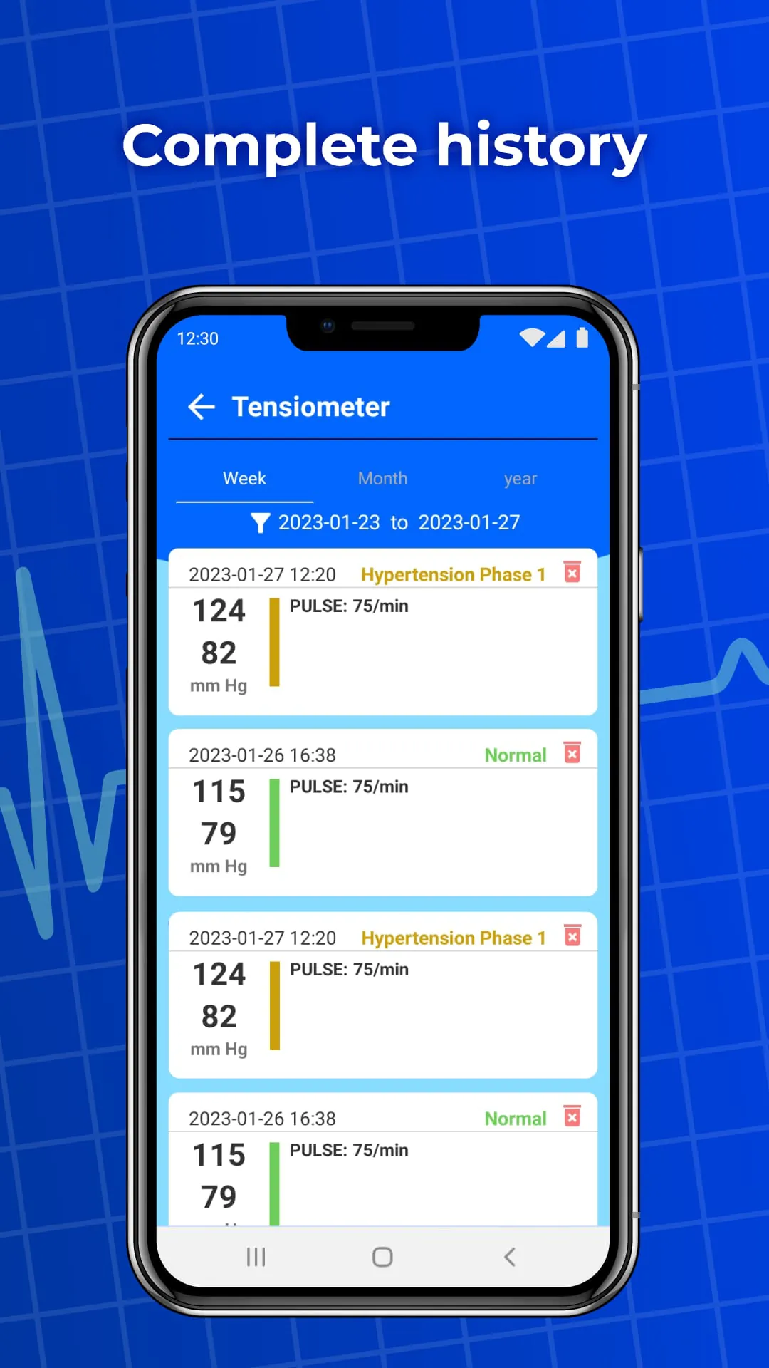 Blood Pressure App: Bp Monitor