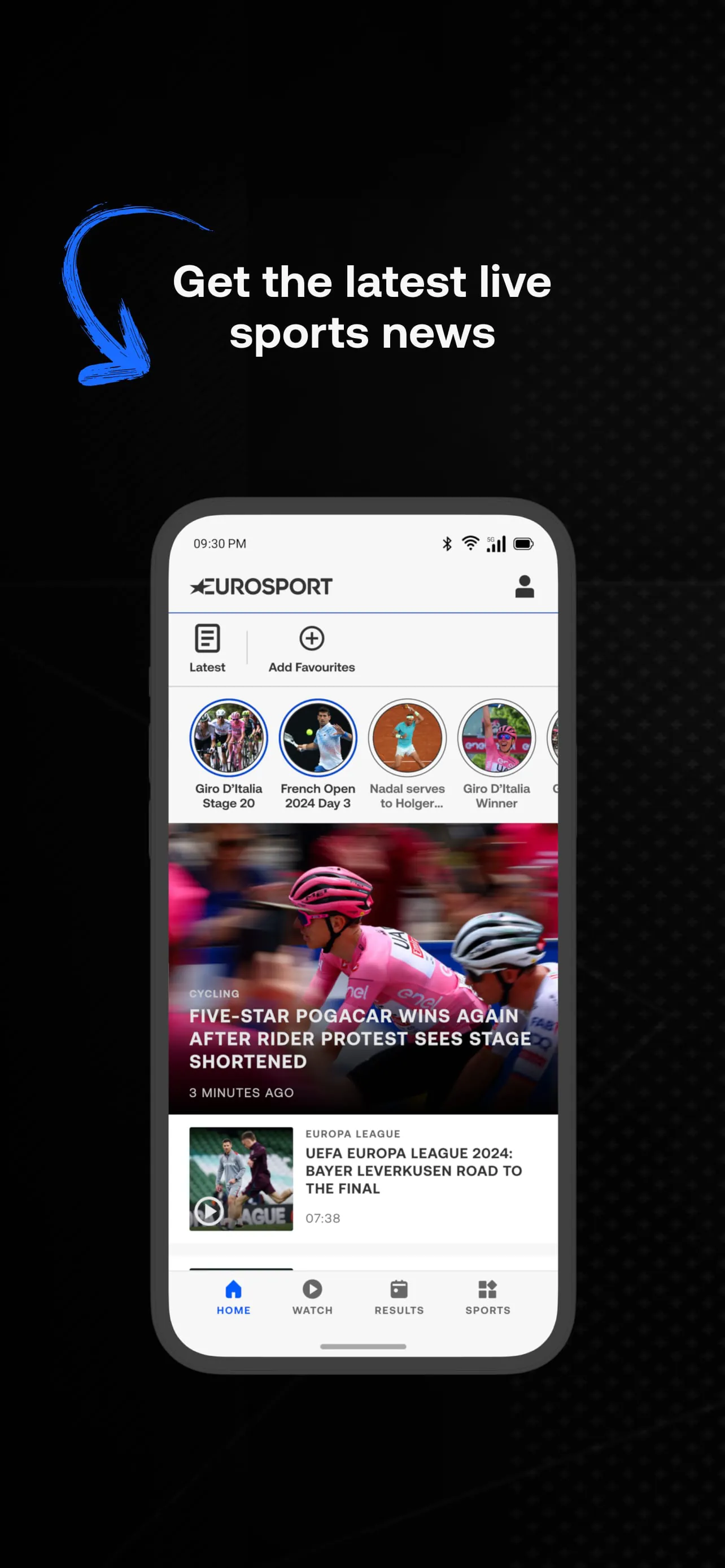 Eurosport: News & Results
