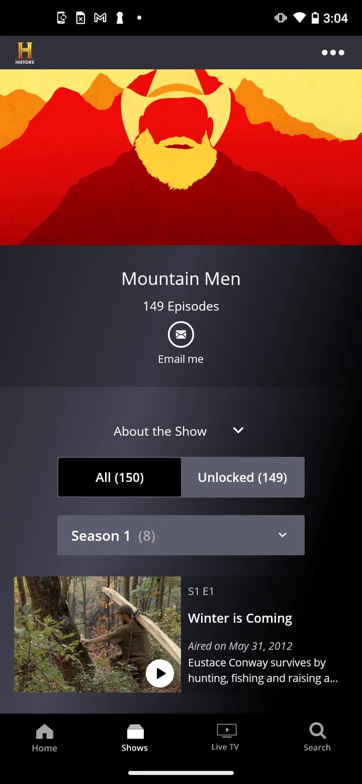 HISTORY: Shows & Documentaries