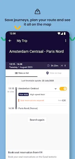 Eurail/Interrail Rail Planner