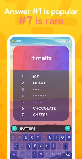 Top 7 - family word game