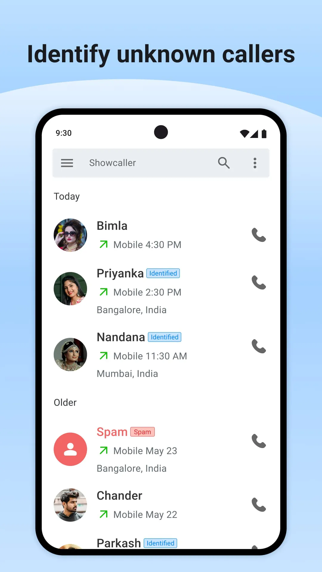 Showcaller: Caller ID & Block
