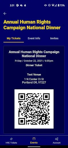 HRC Tickets