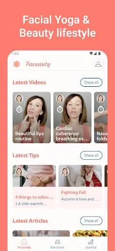 Faceauty: Face Yoga Exercise