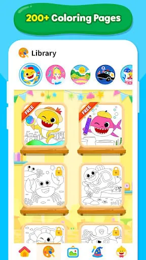 Baby Shark Coloring Book: Kids